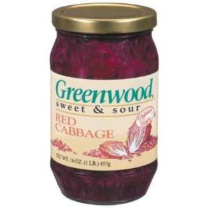  Greenwood Red Cabbage, 16 oz, 3 ct (Quantity of 2) Health 