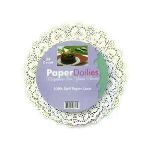  Round Paper Doilies 
