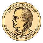 2011 P ANDREW JOHNSON PRESIDENTIAL DOLLAR COIN ROLL UNC MINT BU HOLDER 