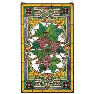 Design Toscano HD713 Fruit of the Vine Stained Glass Window
