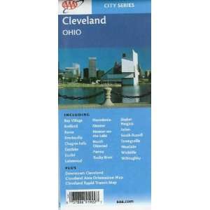  Cleveland Ohio AAA Map April 2005  August 2007 Sports 