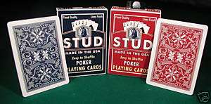 DECKS Stud brand Air Cushion (USPC) playing cards  