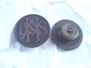 WWI USNA Bronze Collar Disks   