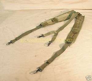 US Military Combat Y Suspenders Load bearing Tool NICE  