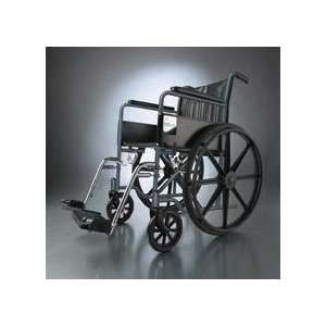 EXCEL 1000 WHEELCHAIR, 18 SEAT, PERMANENT ARMS, FULL LENGTH FIXED 