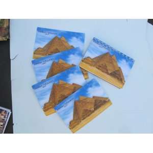 com 4 x 6 3D Spiral Souvenir Notepad and 4 Postcards Set   Ancient 