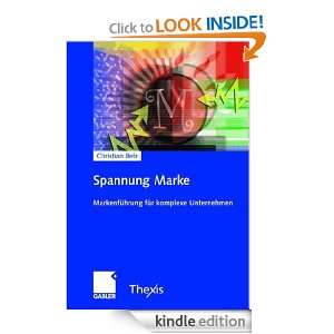   Marke Markenführung für komplexe Unternehmen (German Edition