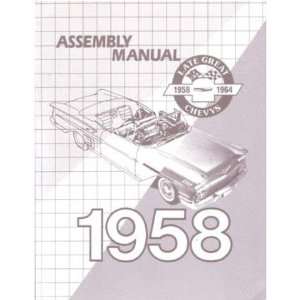  1958 CHEVROLET Assembly Manual Book Rebuild Everything 
