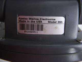   sale is this apelco 265 fish finder by raytheon this unit is used in