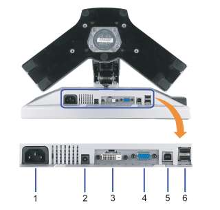 Dell UltraSharp 1908FP 19 inch LCD TFT Monitor M19083Y 0884116001966 