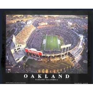  Associates Coliseum (Raiders) by Mike Smith. Size 24.00 X 17.00 Art 