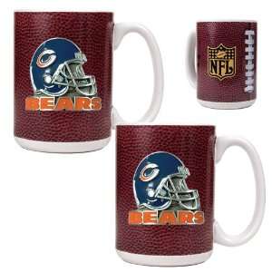  Chicago Bears Game Ball Ceramic Coffee Mug Set Kitchen 