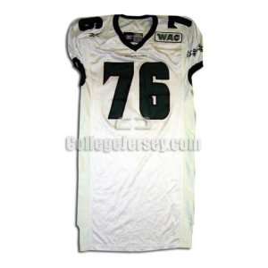   No. 76 Game Used Hawaii Reebok Football Jersey