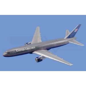  Boeing 767 200,  United Airlines Aircraft Model Mahogany 