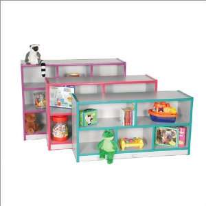 Toddler Single Sided Storage Unit2 Shelves with 5 Compartments by 