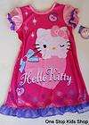 Hello Kitty Custom Upcycle Girls Dress 6 7 8  