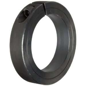 Climax Metal 1C 187 Steel One Piece Clamping Collar, Black Oxide 
