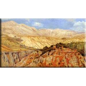 Village in Atlas Mountains, Morocco 30x17 Streched Canvas Art by Weeks 