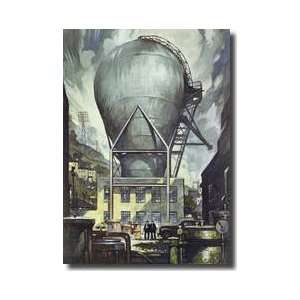   Is Freed From A Towering Atom Smasher Giclee Print