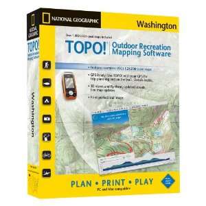  National Geographic TOPO Washington Software