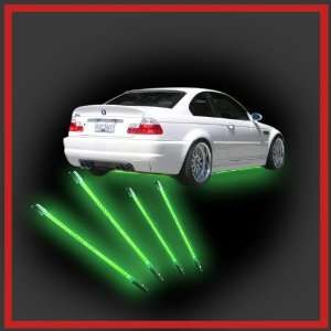  Green Led Undercar Underbody Lights 4 Pieces Automotive