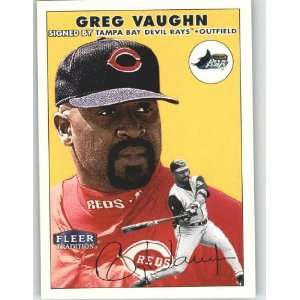  2000 Fleer Tradition Glossy #195 Greg Vaughn   Cincinnati 