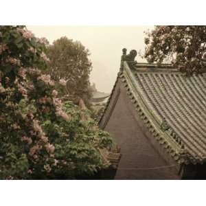 Classical Chinese Architecture at the Shaolin Temple Photographic 