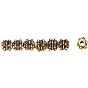  Jewelry Basics 4mmx5mm Metal Barrel Beads 45/Pkg Gold 