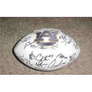 2010 Auburn Tigers Team Signed Football 