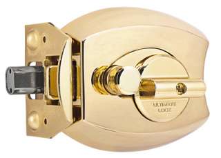 The Ultimate Lock Residential 3000 Series Polished Brass Door Locking 