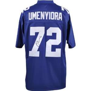  Osi Umenyiora Autographed Jersey  Details New York 