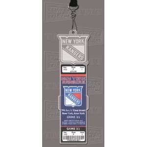  New York Rangers Engraved Ticket Holder