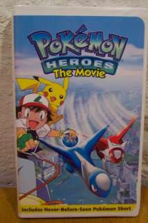 POKEMON Heroes The Movie VHS VIDEO 2004 786936229592  