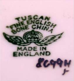 TUSCAN English Bone China DEMITASSE Cup & Saucer PINK  