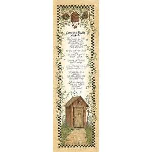  Linda Spivey   Country Bath Rules Canvas