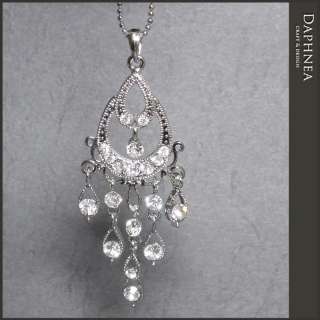 daphnea crystal new unique chandelier necklace FN802516  