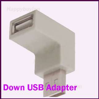This low profile right angle USB adapters are perfect for tight fit 
