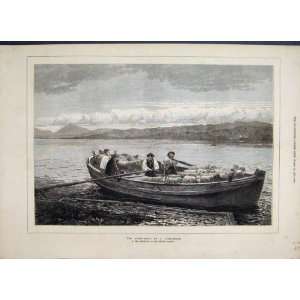  1873 The Ferry Boat J Richardson Dudley Painting