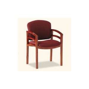  2112 Series Wood Guest Chair, Henna Cherry, 100% Olefin 
