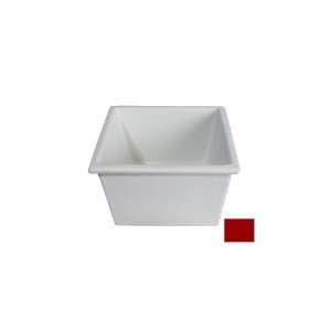   Bugambilia Square Salad Bar Bowl, Fire Red   IS015FR
