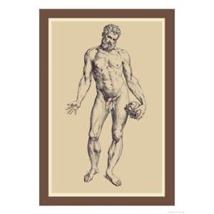  Man   Poster by Andreas Vesalius (12x18)