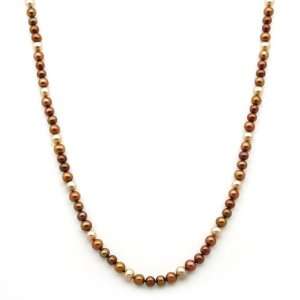  6 7mm Multicolor Autumn Fall Color Freshwater Pearl 