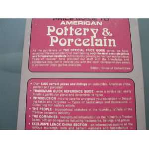  Official Price Guide to Pottery and Porcelain Books
