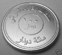 IRAQ NEW 100 DINAR COIN IRAQI CURRENCY UNCIRCULATED  