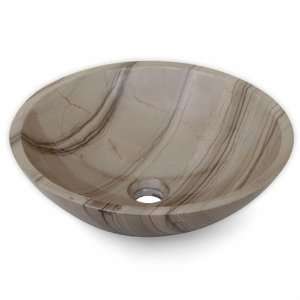  Marble Bathroom Stone Vessel Vanity Sink Natural Bowl 