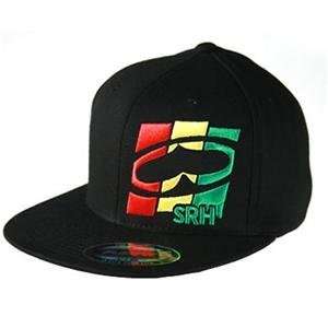  SRH Rasta Out Flexfit Hat   Large/X Large/Black 