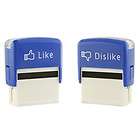 Facebook Style LIKE & DISLIKE Rubber Self Inked STAMPS   GIFTS 