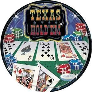  Texas Holdem Prismatic Dessert Plates 8ct Toys & Games