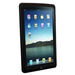  Avantgarde® Black Silicone Skin Case for Apple iPad Cell 