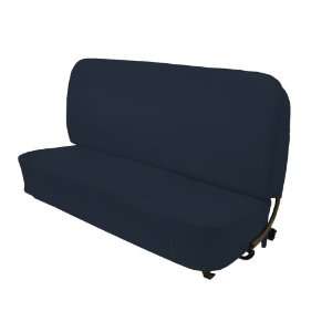  Acme U105 4489 Front Navy Blue Smooth Vinyl Bench Seat 